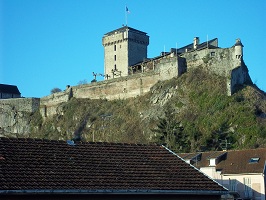 Le chateau fort de Lourdes